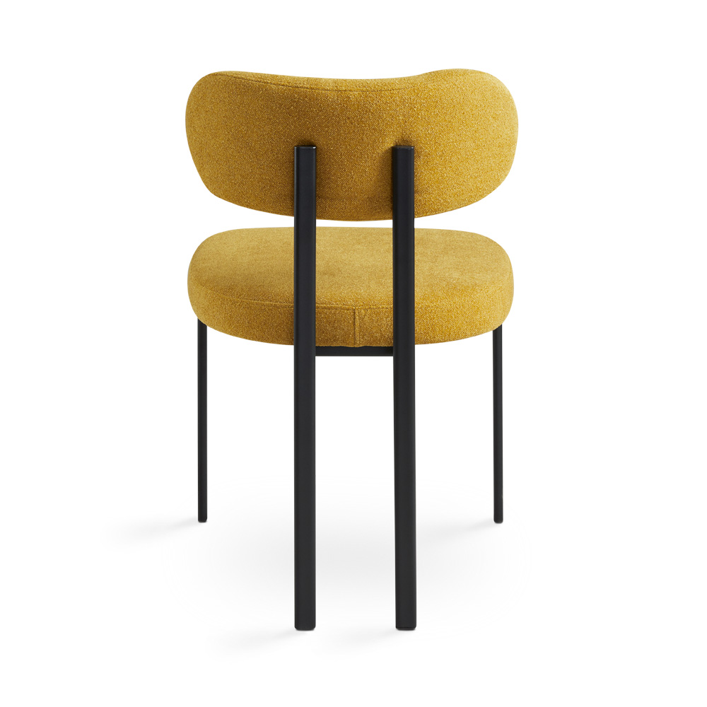 Otis Dining Chair: Mustard Fabric